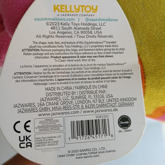 Squishmallows 8" Hello Kitty Easter Egg Collab Dated 2023 NWT! - Picture 9 of 10